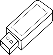 USB raktas Internetinis Dažymas